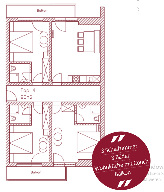 appartment weitblick grundriss